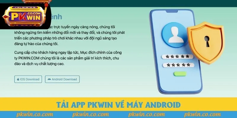 Tải app pkwin về máy Android Tải app pkwin về máy Android